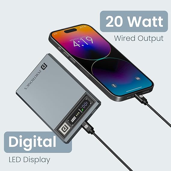 ED36- Portronics Luxcell Magclick Powerbank 5K