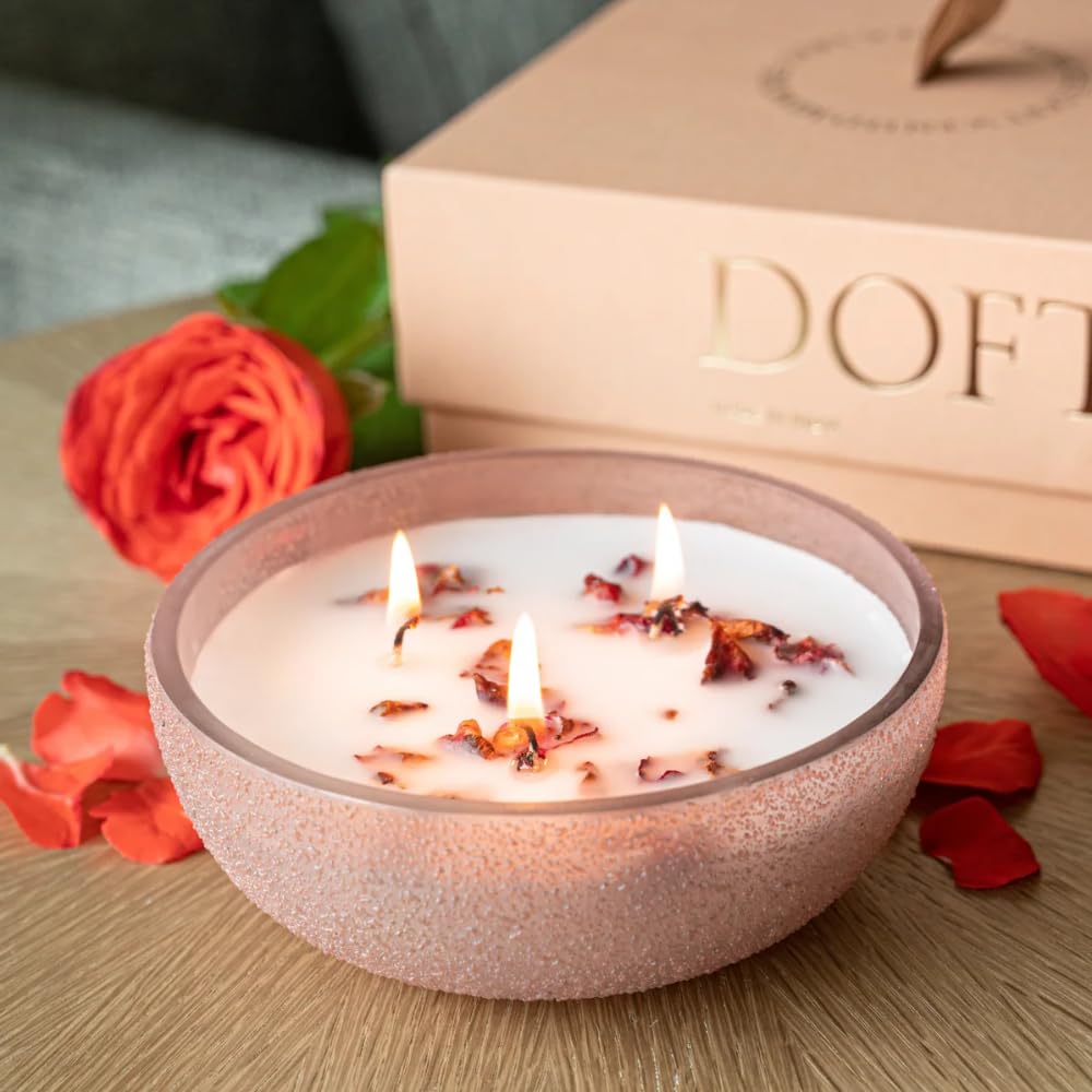 CD324- Doft English Rose Soy Candle
