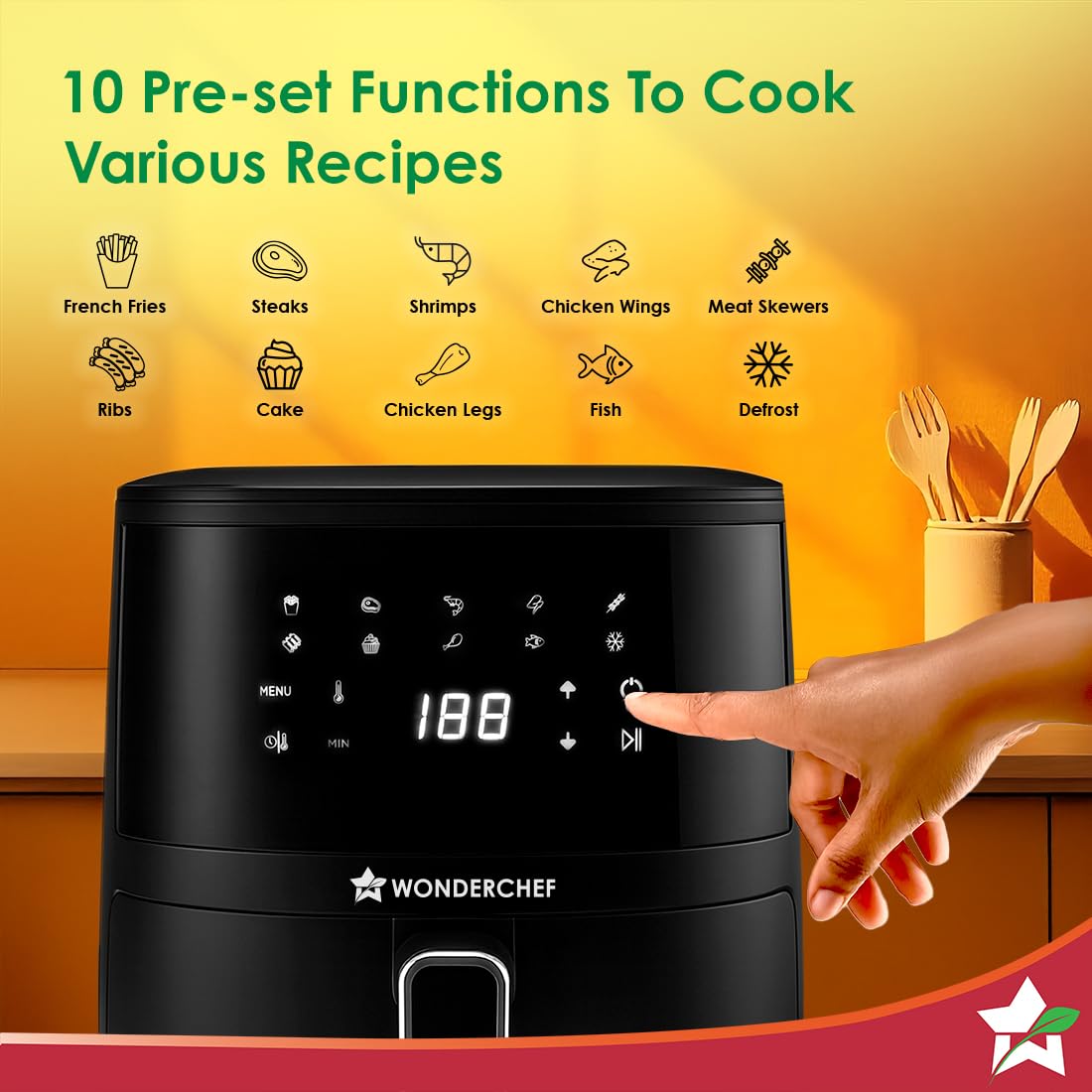 ED316- Wonderchef Neo Pro Digital Air Fryer