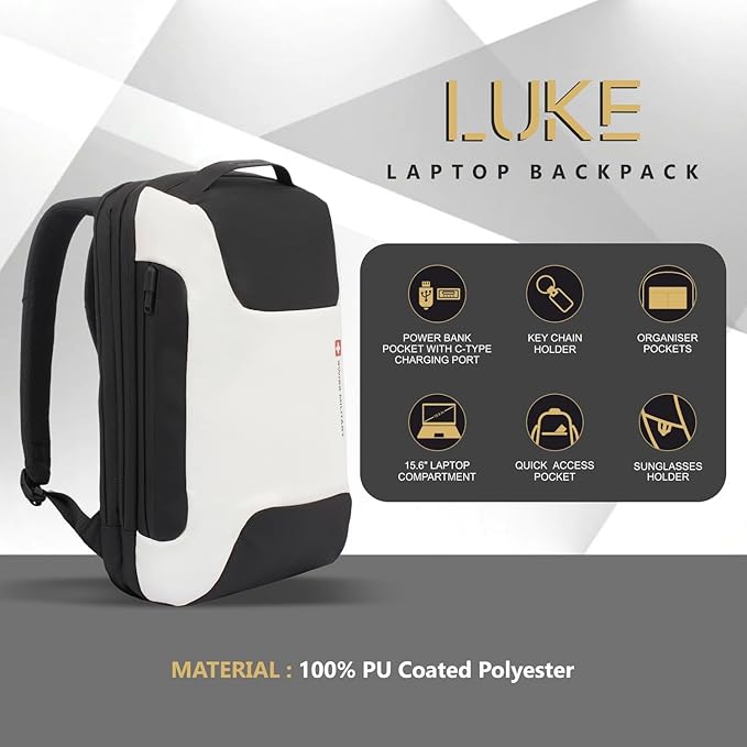 BSB57- Swiss Military Aspen Laptop Backpack