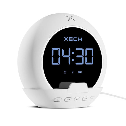 ED202- Xech Ellipse Digital Alarm Clock with Speaker