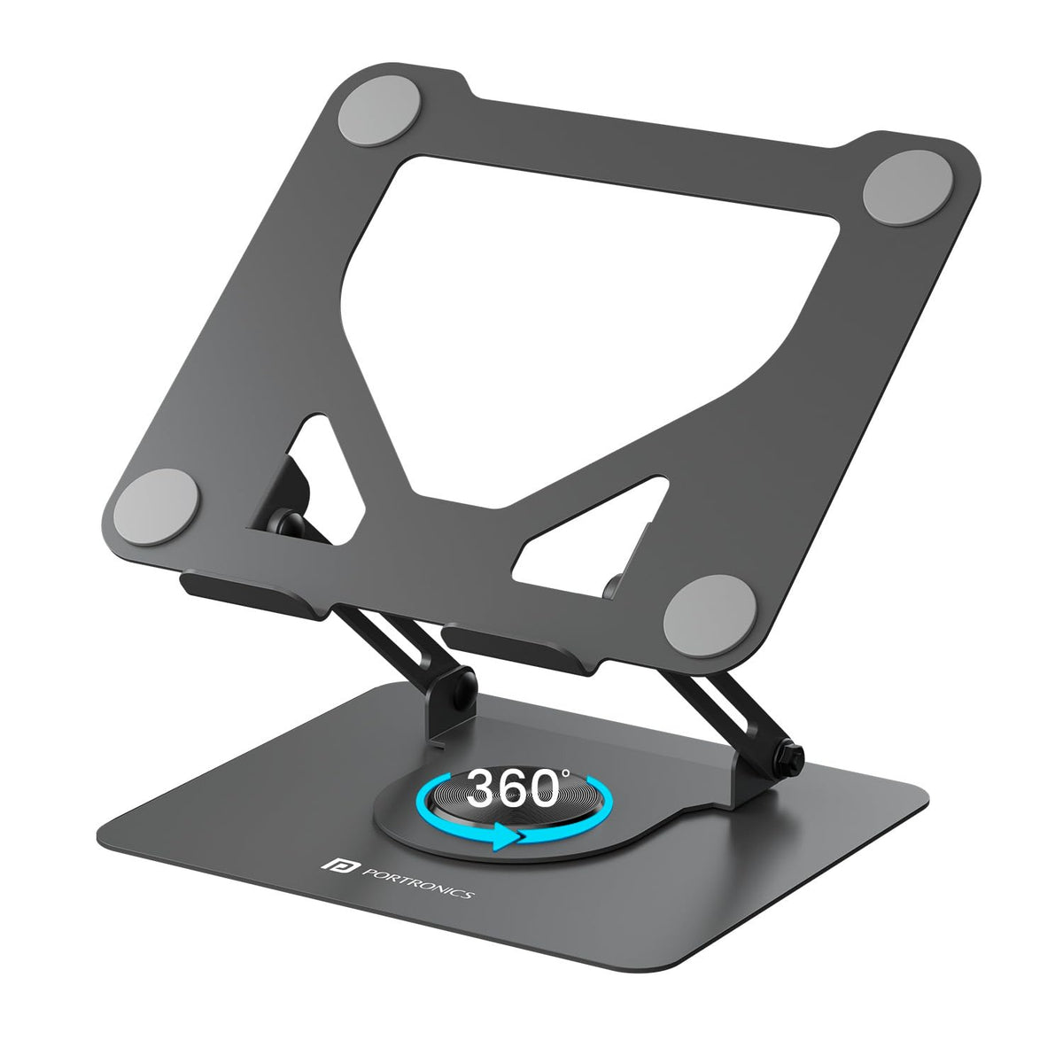 STD04- Portronics My Buddy K11 Metal Laptop Stand