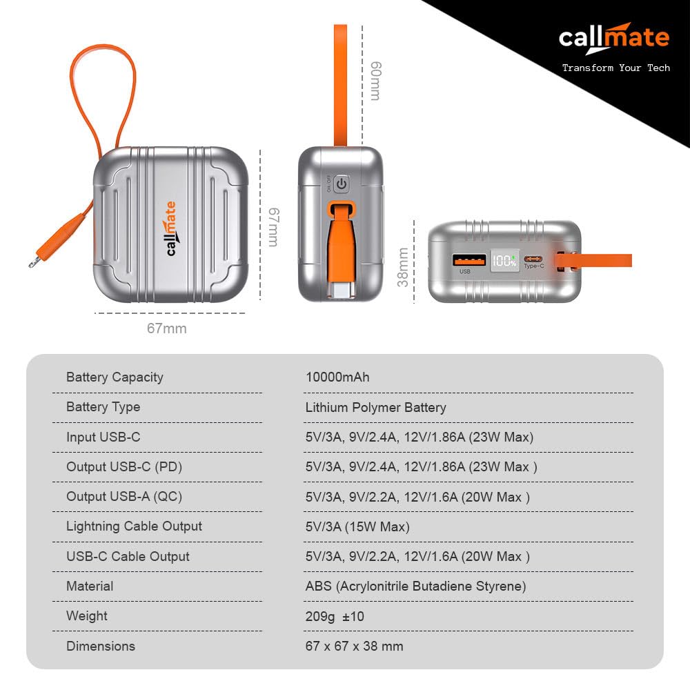 ED122- Callmate Minitrunk Power Bank