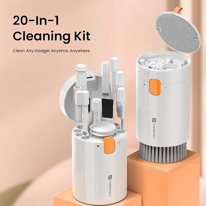 ED52- Portronics Clean G 20-IN-1 Smart Gadget Cleaning Kit