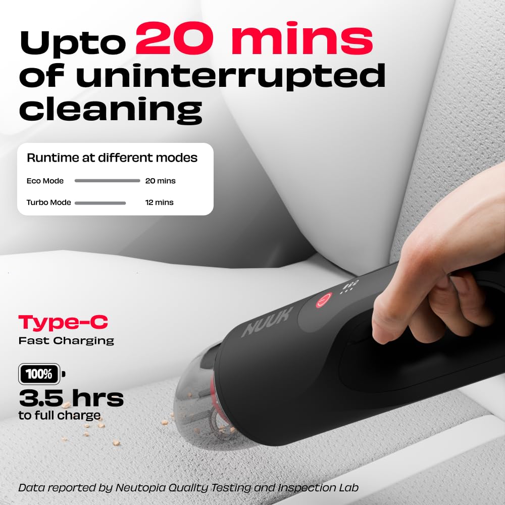 ED102- NUUK REN GO Cordless Car And Home Vacuum Cleaner