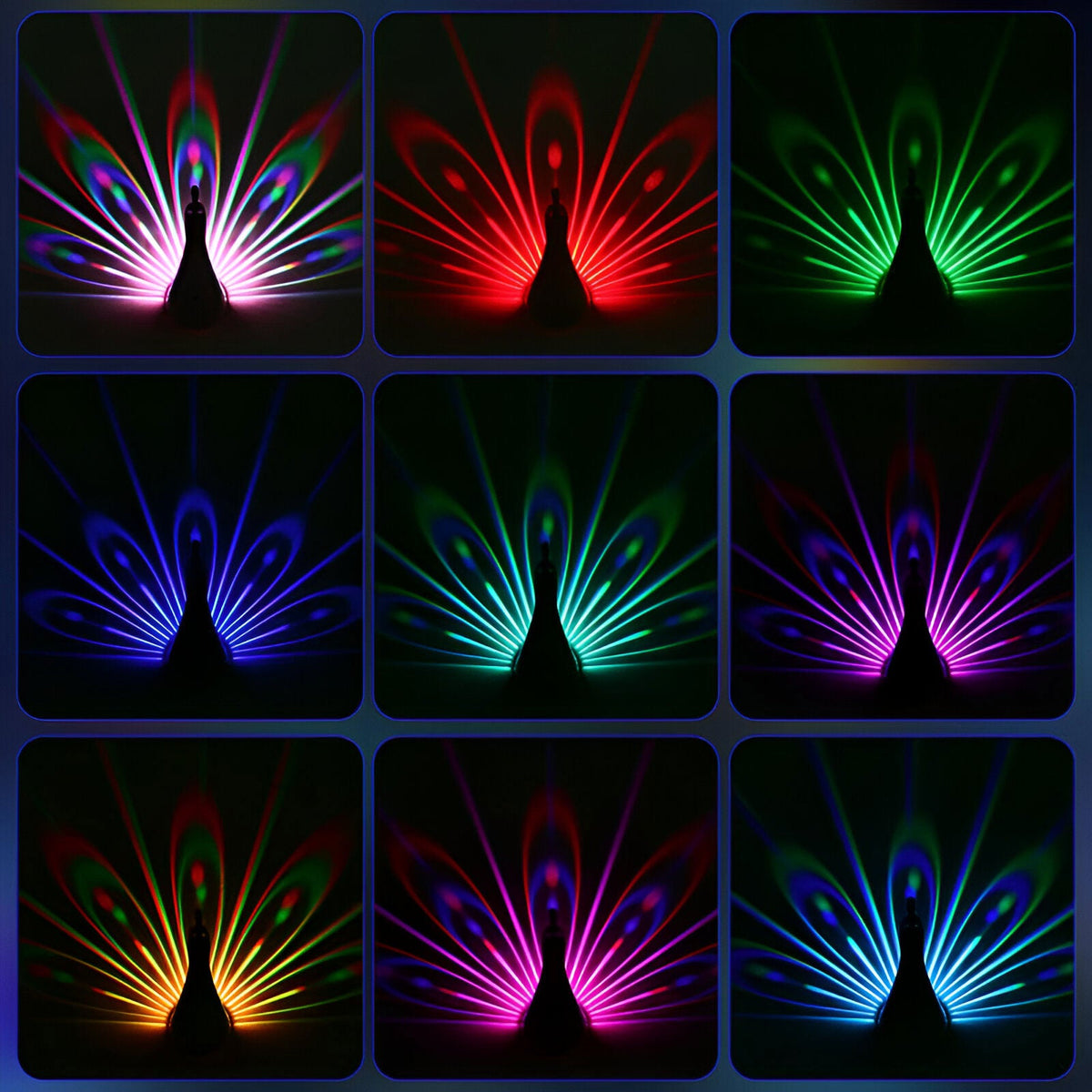 OG45- Luma Peacock LED Wall Lamp