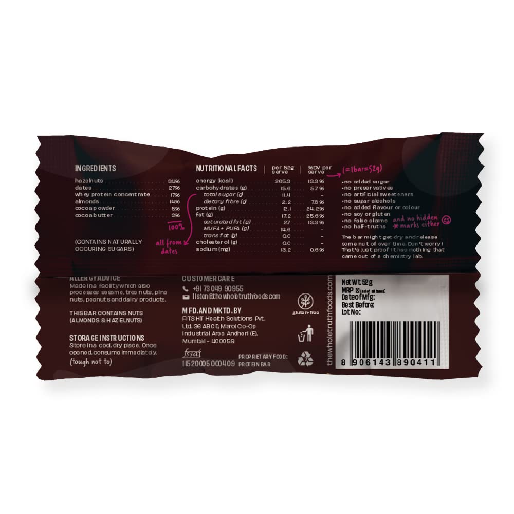 BSE30- The Whole Truth Hazelnut Cocoa Protein Bar