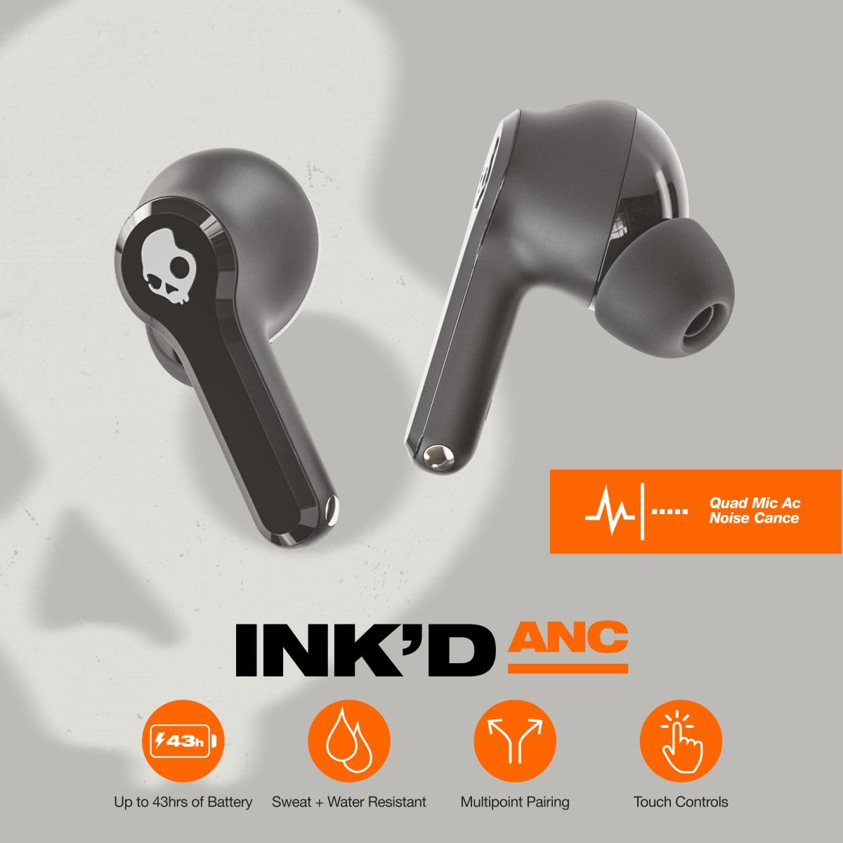 ED310- Skullcandy Uproar Wireless Earbuds