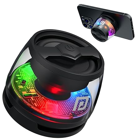 ED26- Portronics Nadya 6W Magnetic Bluetooth Speaker with MagSafe Mobile Stand
