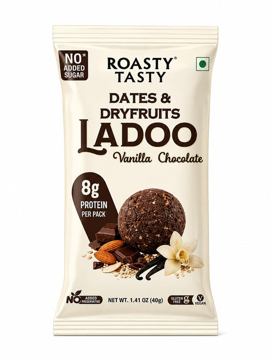 BSE452- Roasty Tasty Date & Dryfruit Laddoo – Chocolate