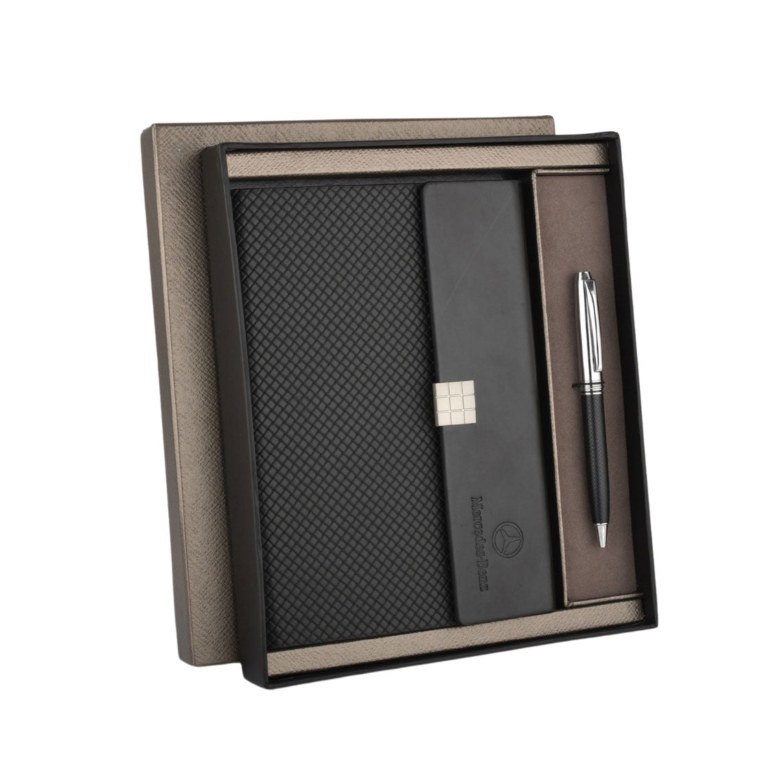 EJK68- Mercedes 2-IN-1 Gift Set | Notebook | Metal Pen