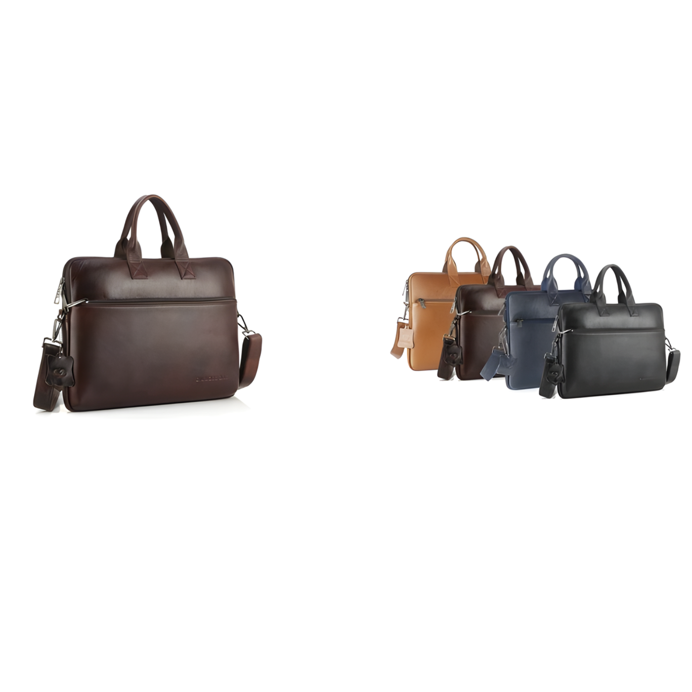 BSB110- Gilmore Oak Extravagance Leather Laptop Bag