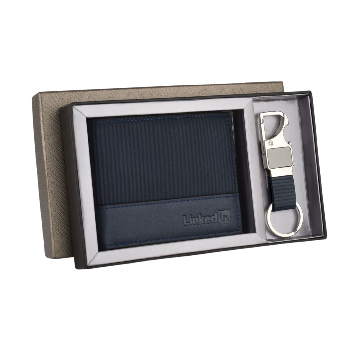 EJK69- LinkedIn 2-IN-1 Gift Set | Wallet | Keychain