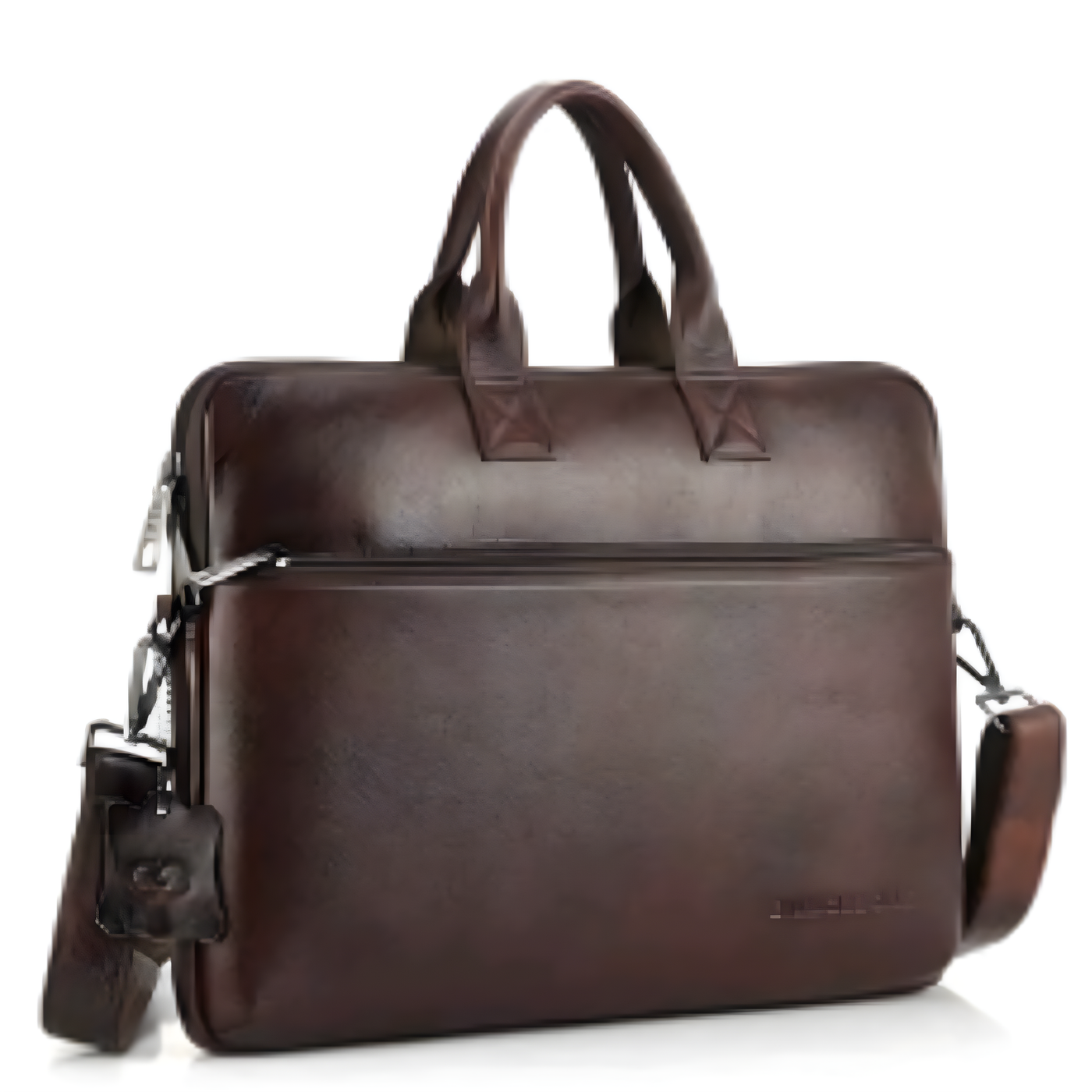 BSB110- Gilmore Oak Extravagance Leather Laptop Bag