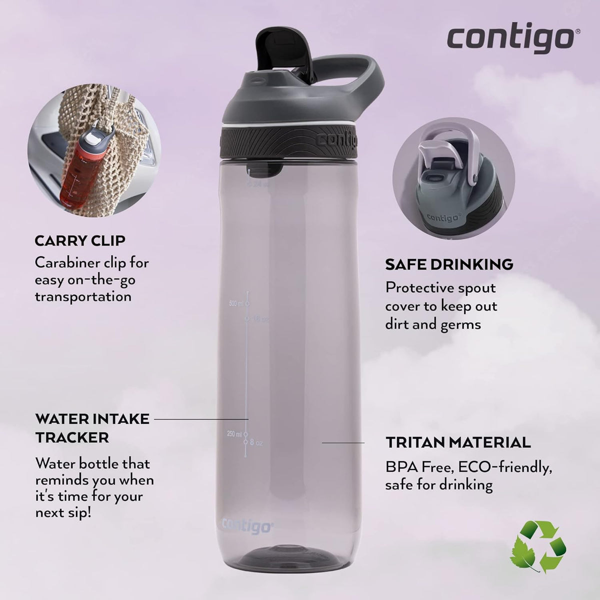 BSDW45- Contigo Cortland 720 ml Bottle