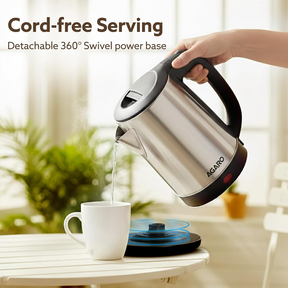 ED327 - AGARO Sonnet Electric Kettle 1.5L
