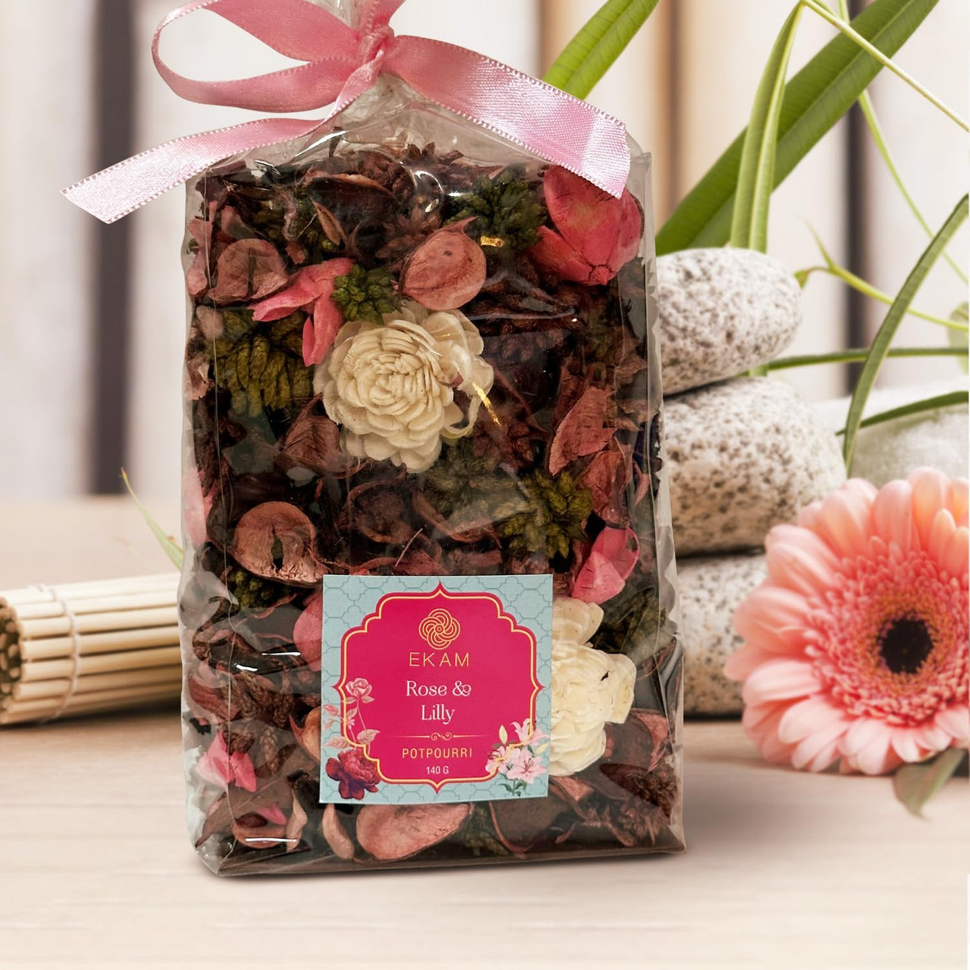 CD136- Ekam Rose & Lily Fragrance Scented Potpourri