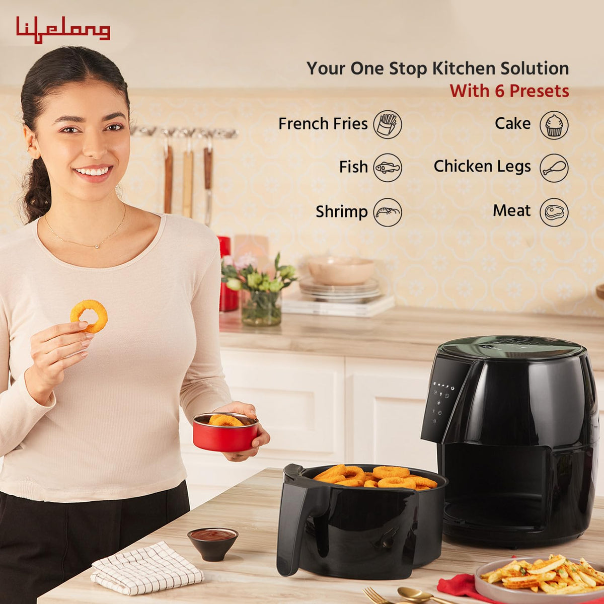ED358- Lifelong LLHFD439 Digital Air Fryer