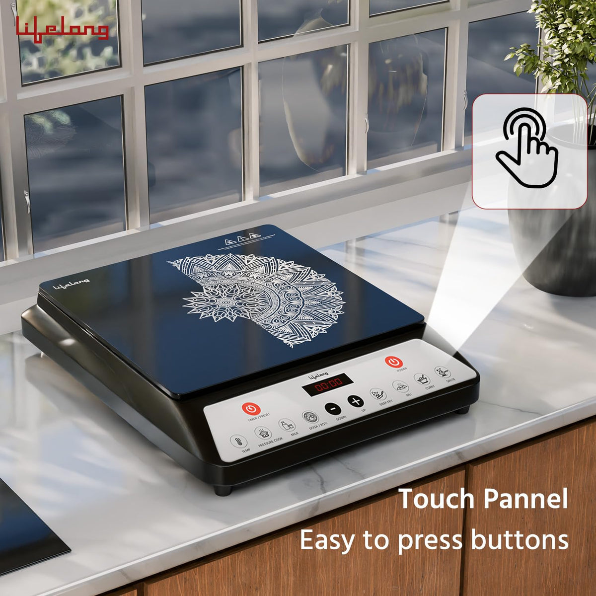ED340 - Lifelong 1800W Induction Stove with Surge Protection