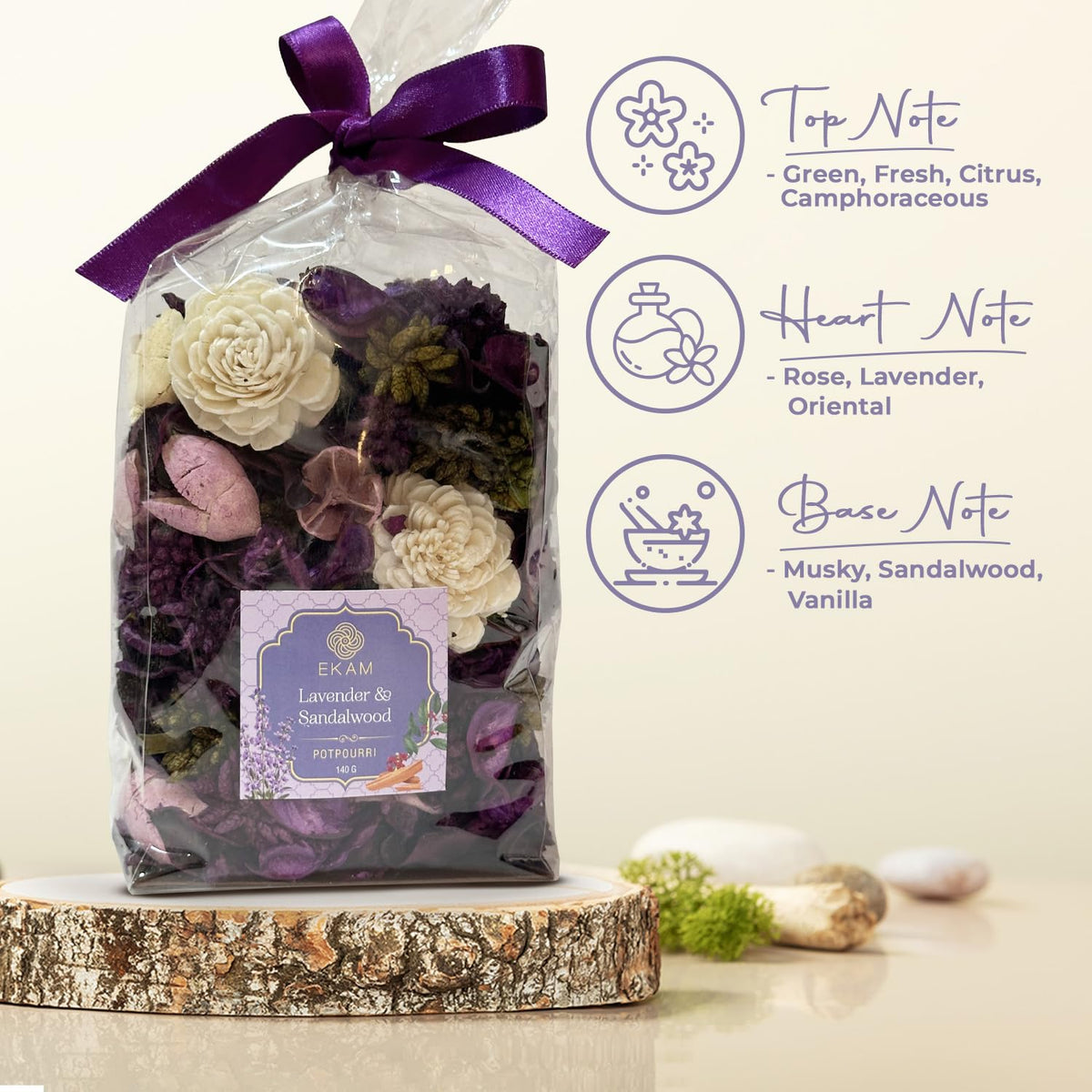 Ekam Lavender & Sandalwood Potpourri