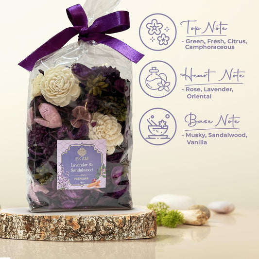 CD138- Ekam Lavender & Sandalwood Fragrance Potpourri