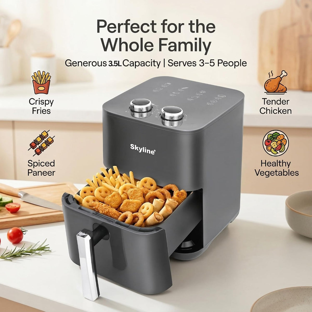 ED369- Skyline Manual Air Fryer