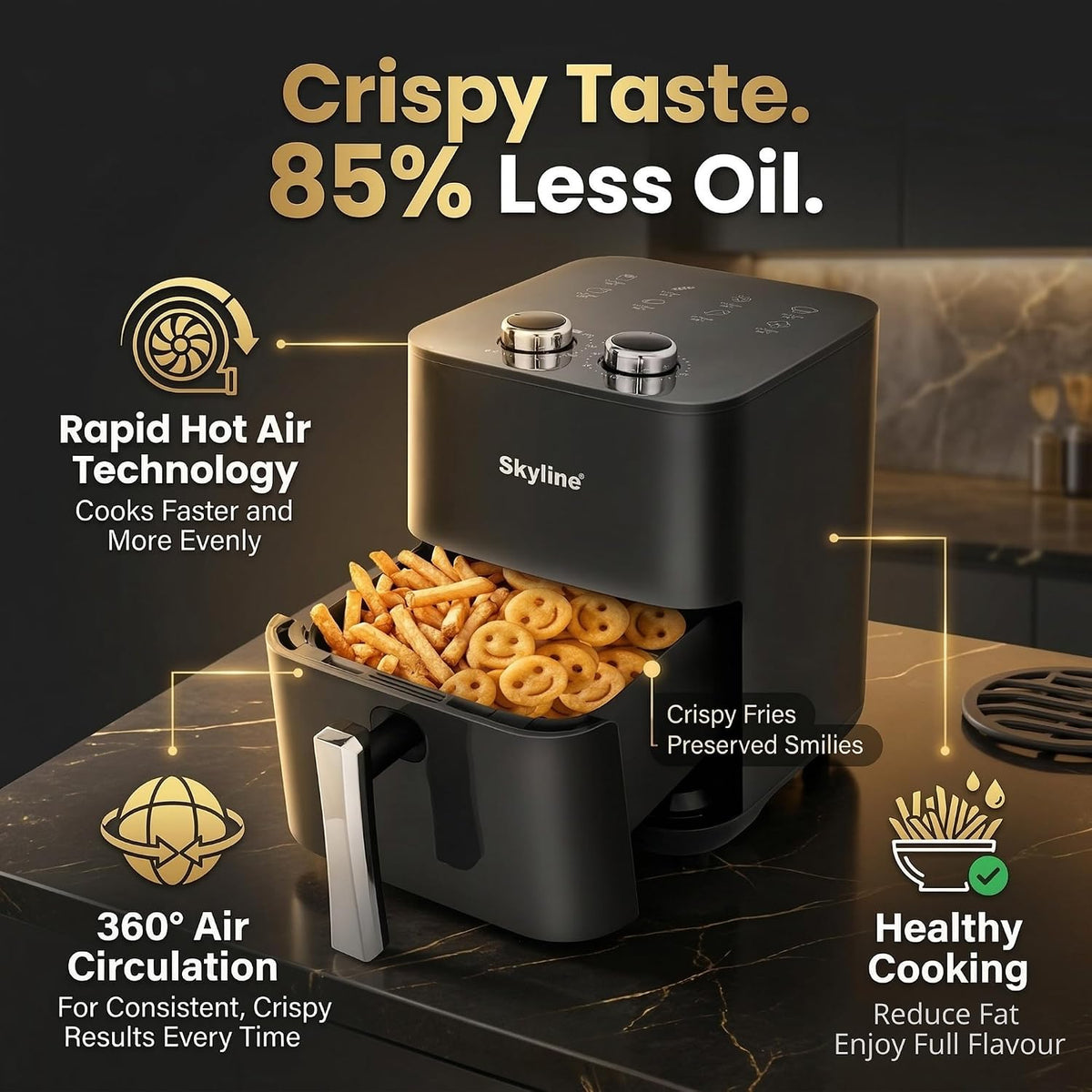 ED369- Skyline Manual Air Fryer