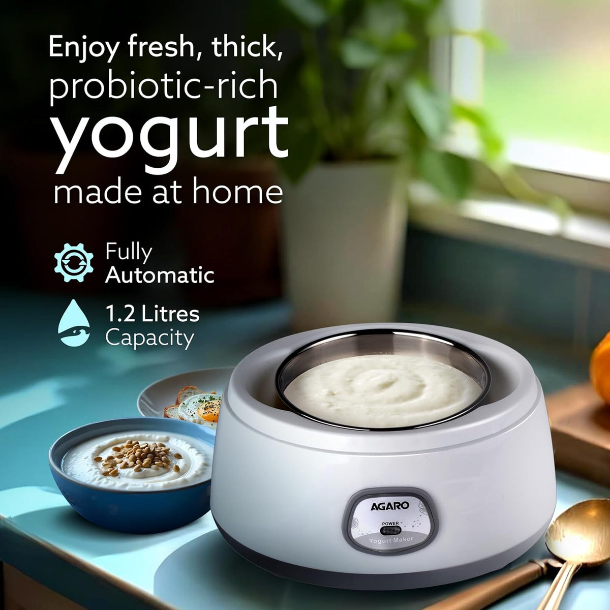 ED328 - AGARO Classic Portable Yogurt Maker