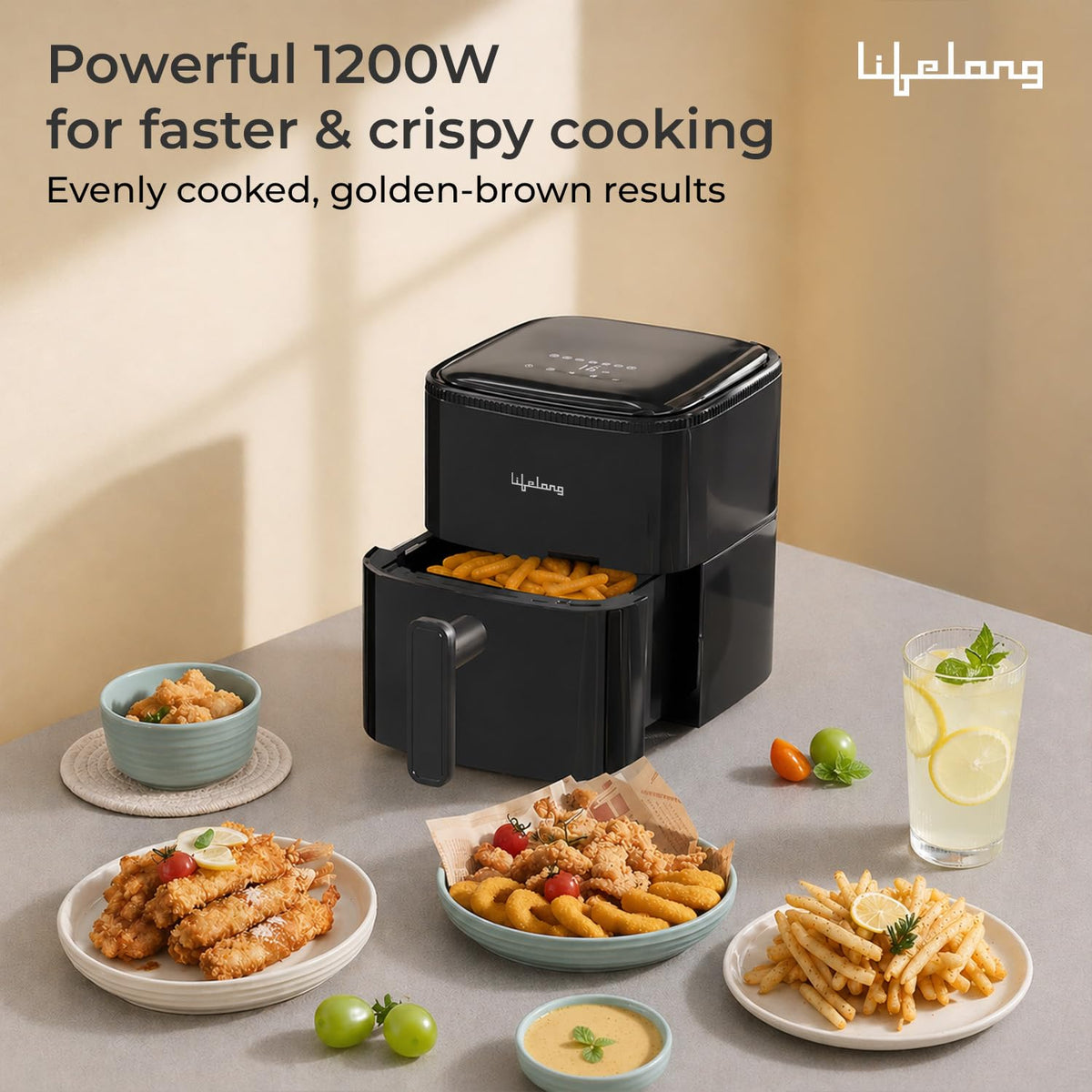 ED313- Lifelong 4.2L Digital Air Fryer