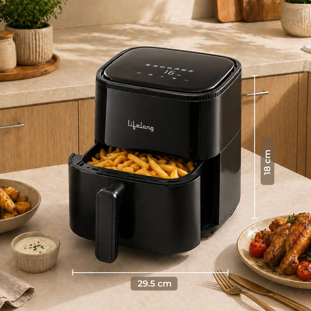 ED313- Lifelong 4.2L Digital Air Fryer