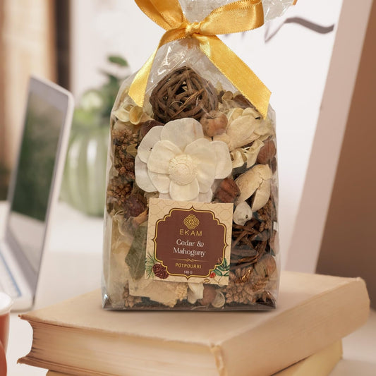 CD86- Ekam Cedar & Mahogany Fragrance Potpourri