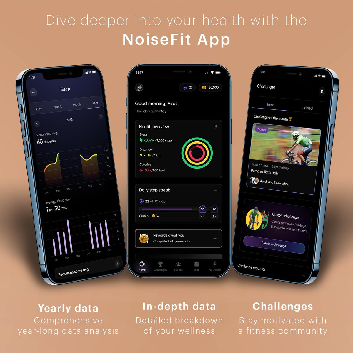 ED304- Noise Twist Go Smartwatch