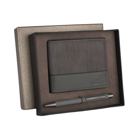 EJK32- AWS 2-IN-1 Gift Set | Wallet | Pen
