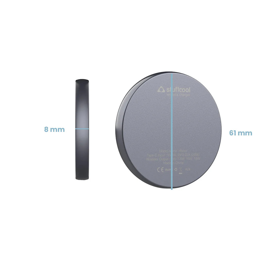 ED144- Stuffcool Revel Magnetic Wireless Charger