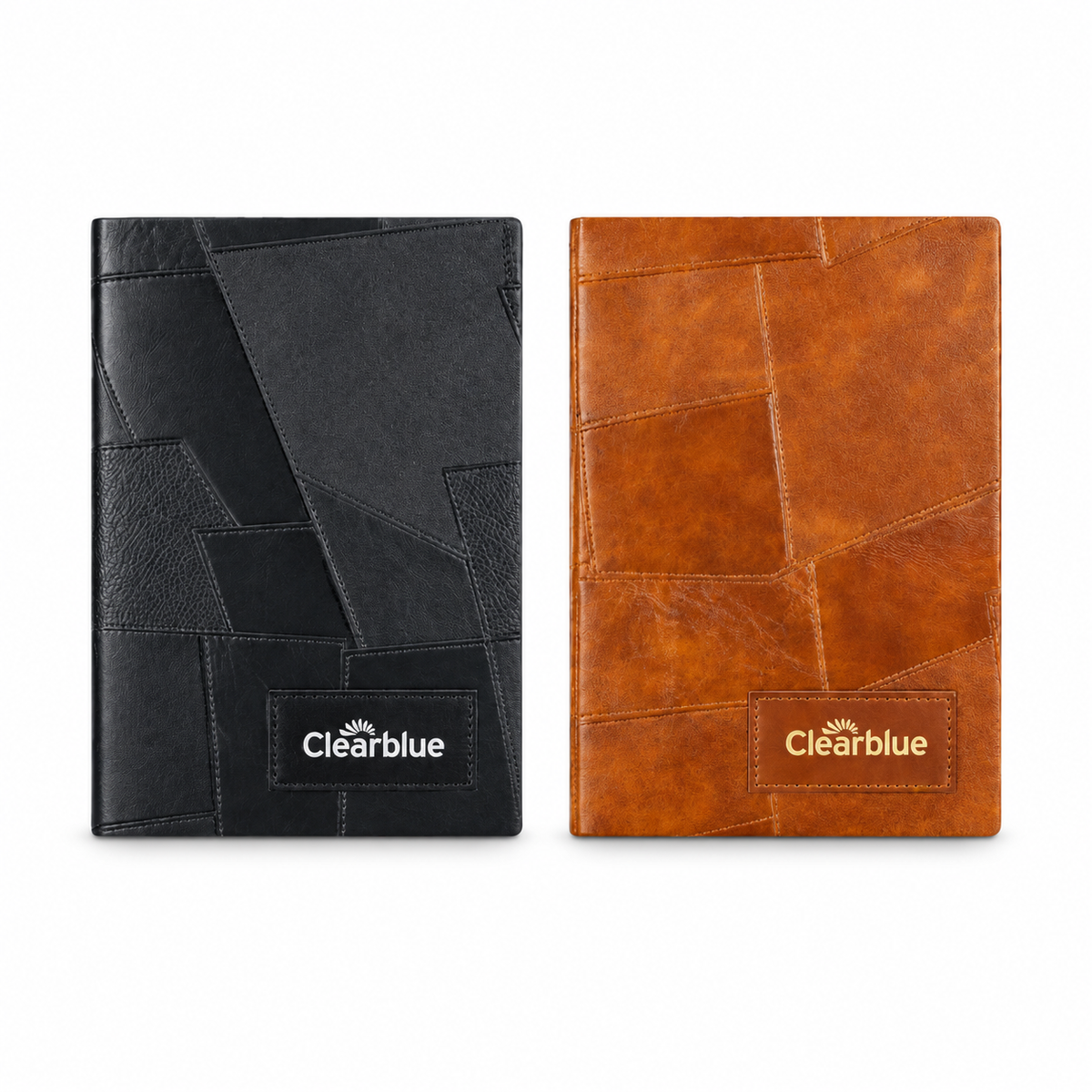 BSN131- Clearblue Textured Notebook