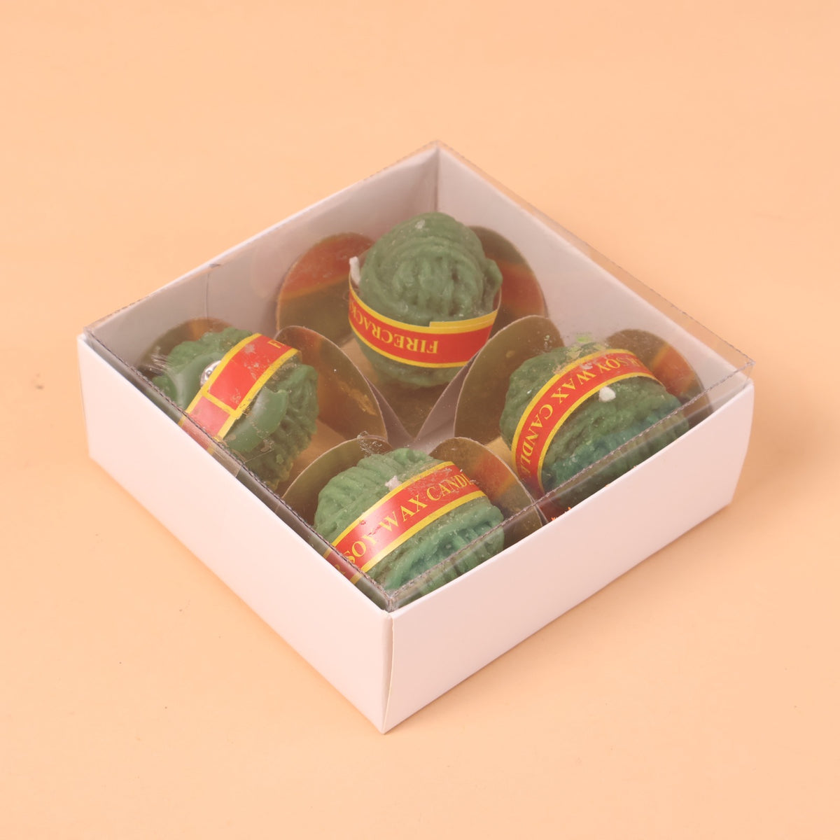 CD698- Cracker Chocolate Candle Set of 4