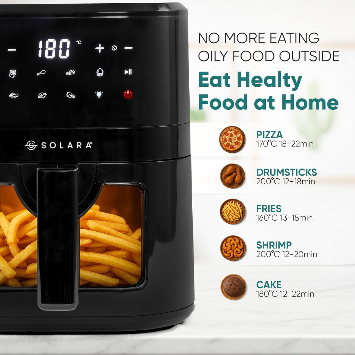 ED317- Solara Air Fryer 4.5L Combo