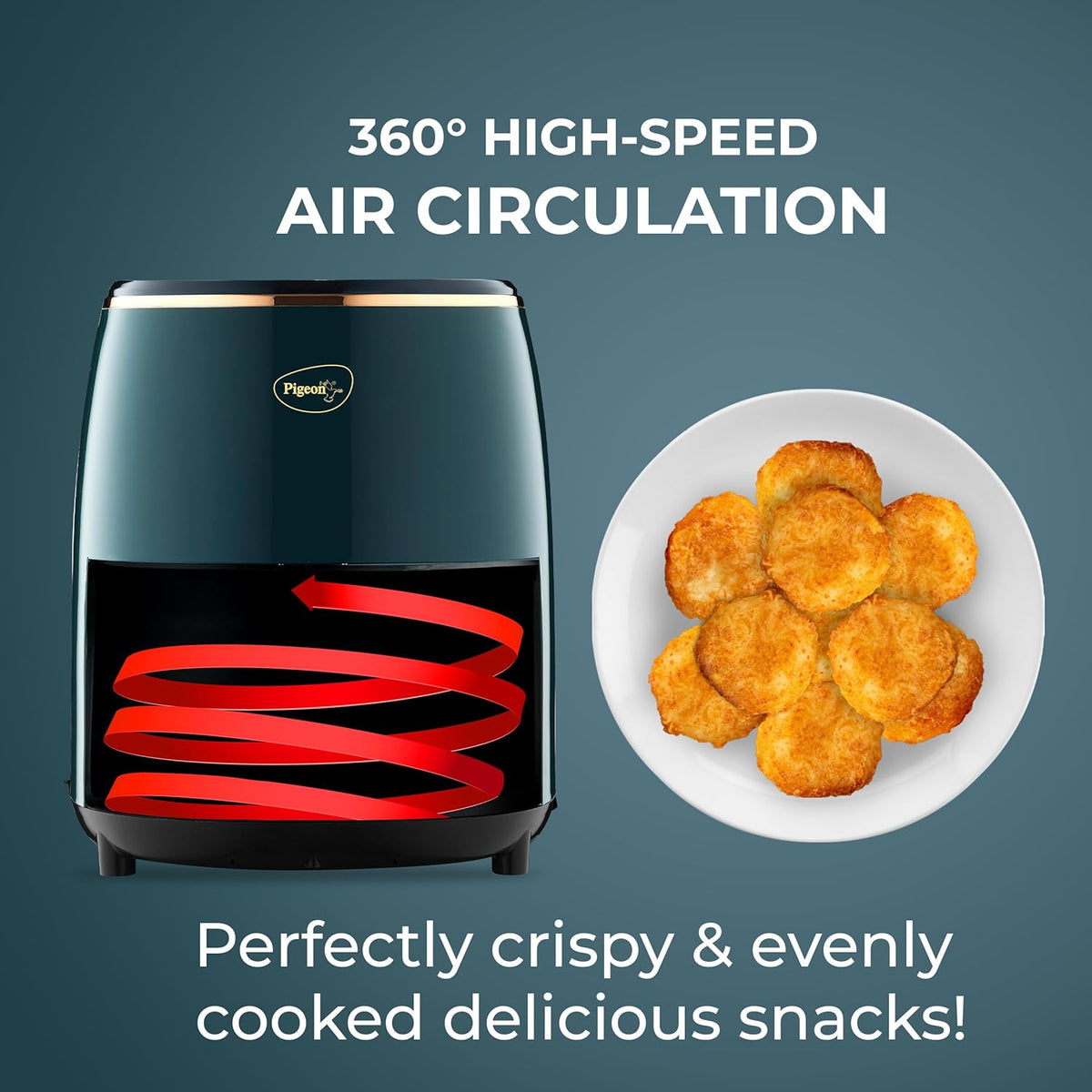 ED356- Pigeon Healthifry Digital Air Fryer 4.2L
