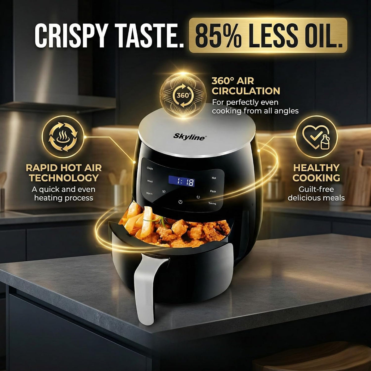 ED321- Skyline Digital Air Fryer