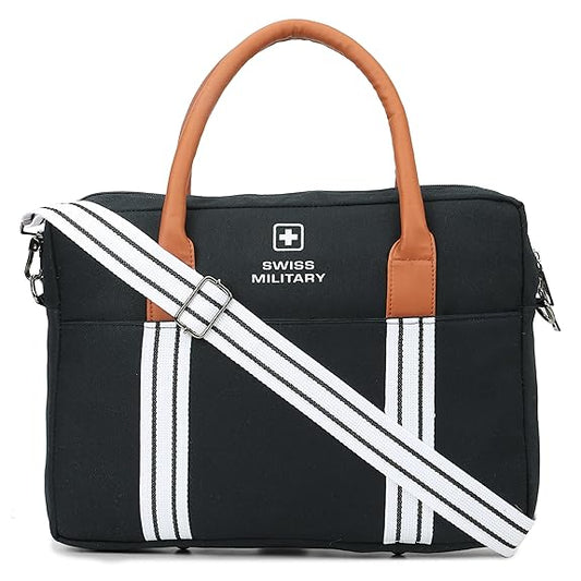BSB86- Swiss Military Canvo Laptop Sling Bag