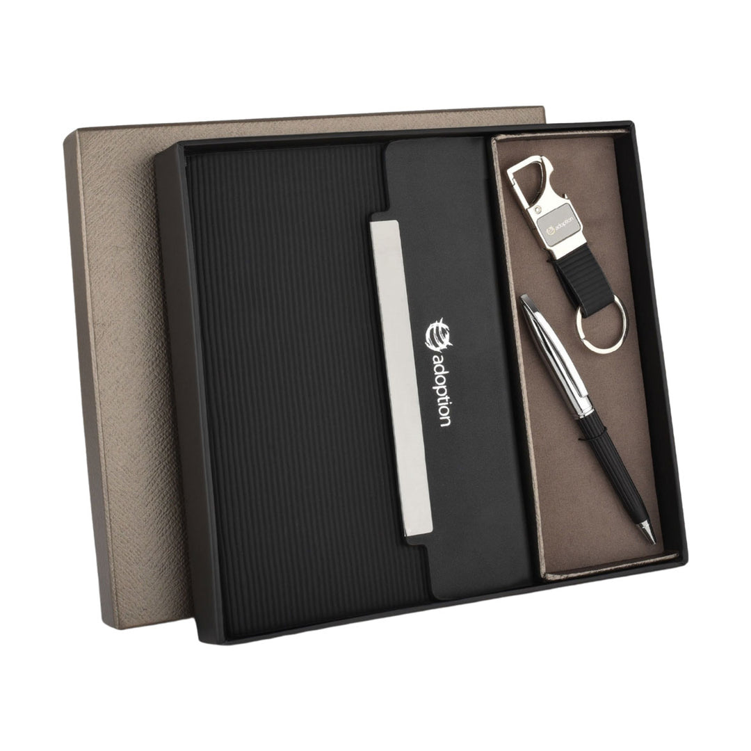 EJK37- Adoption 3-IN-1 Gift Set | Notebook | Pen | Keychain