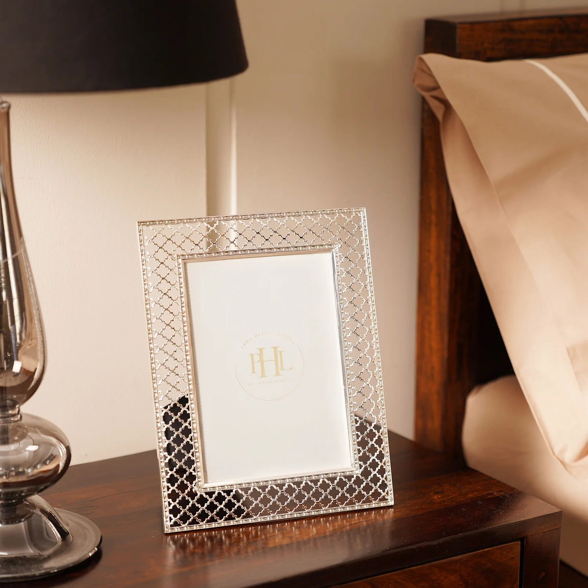CD08- Pure Home Silver Plated Metal Photo Frame