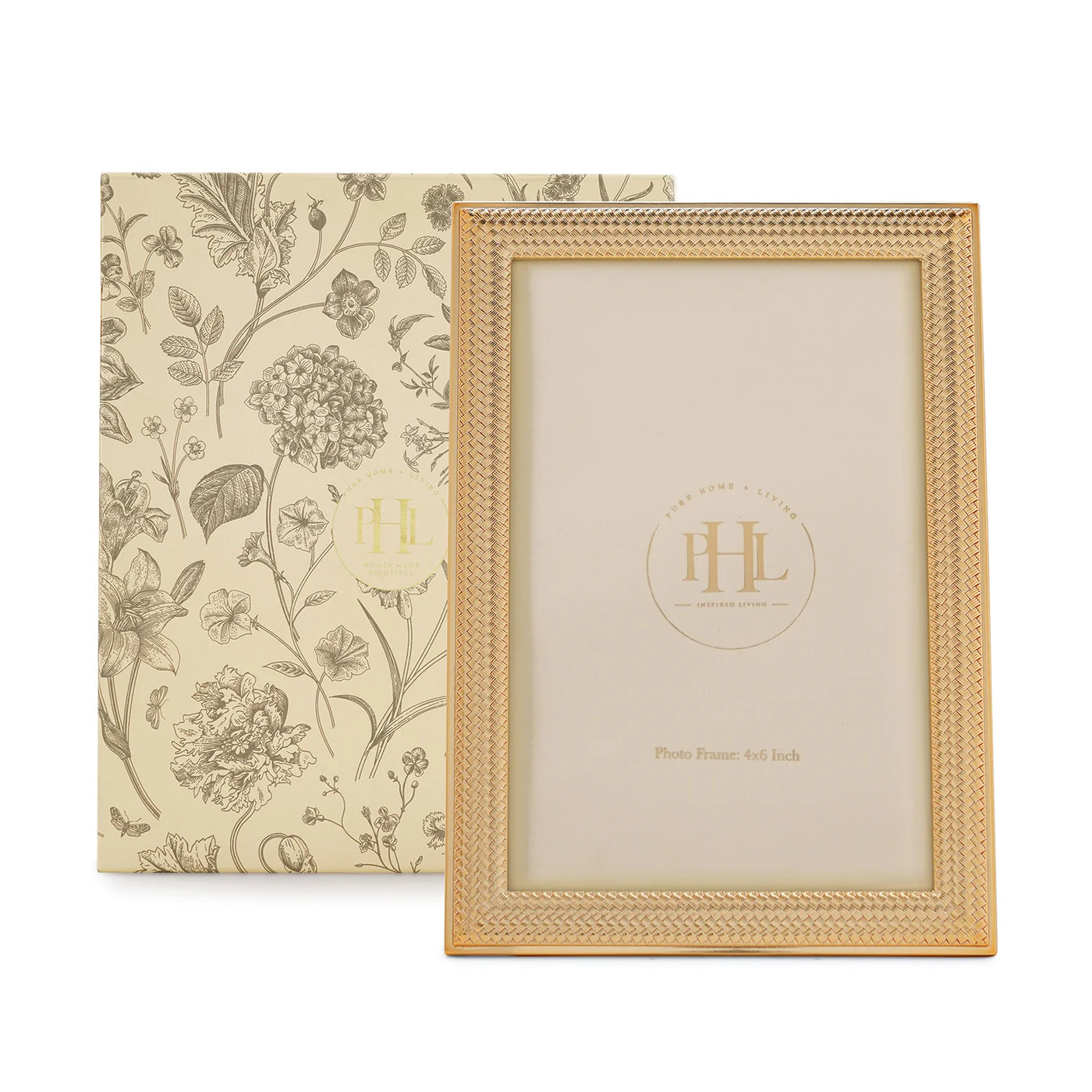 CD09- Pure Home Gold Plated Metal Photo Frame