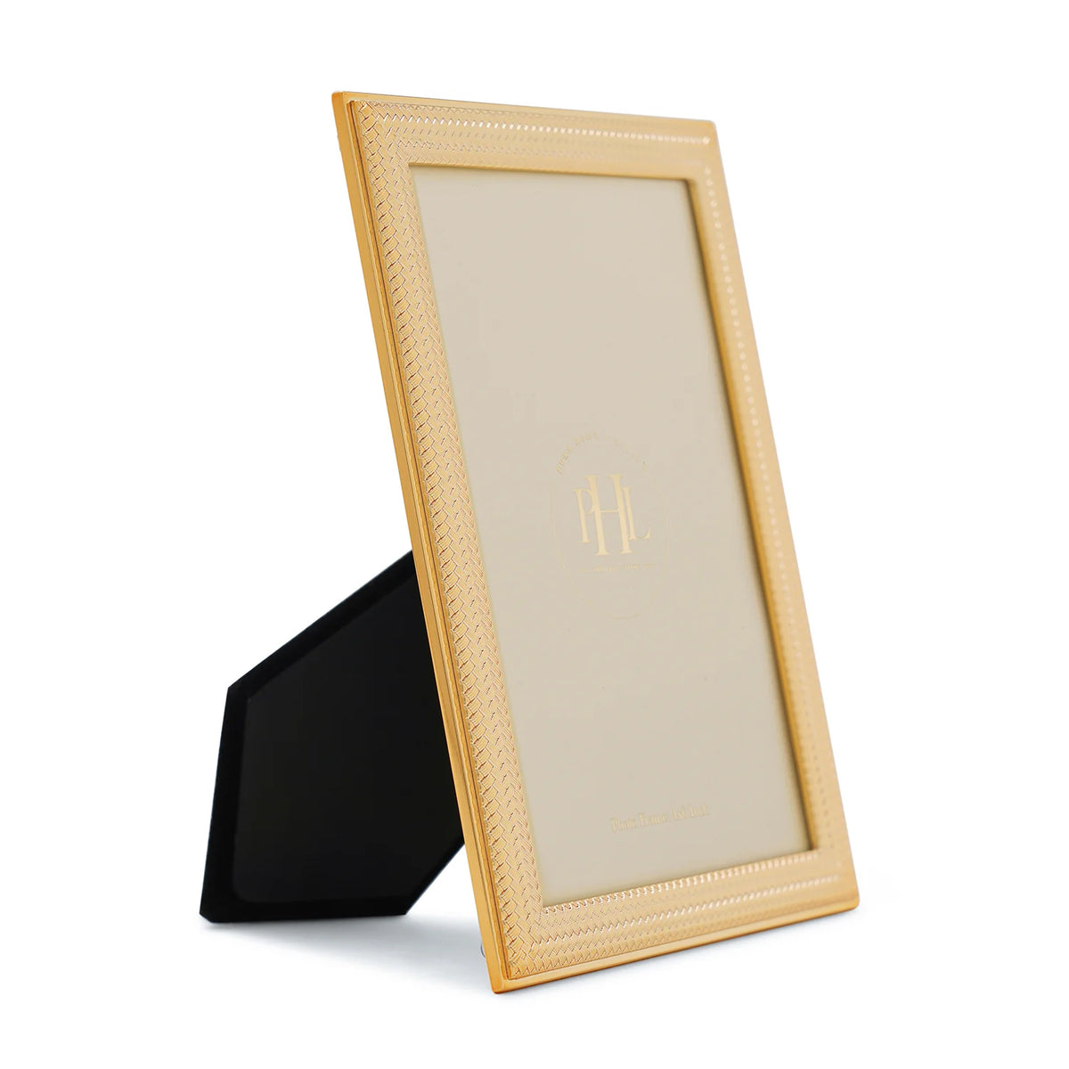 CD09- Pure Home Gold Plated Metal Photo Frame