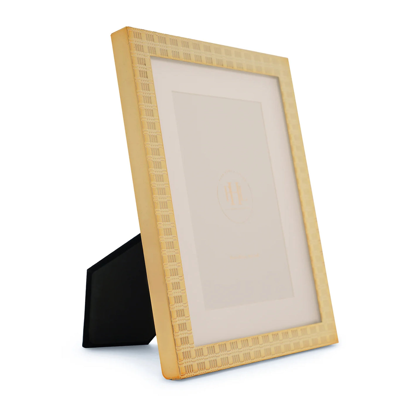 CD10- Pure Home Gold Plated Patterned Metal Photo Frame