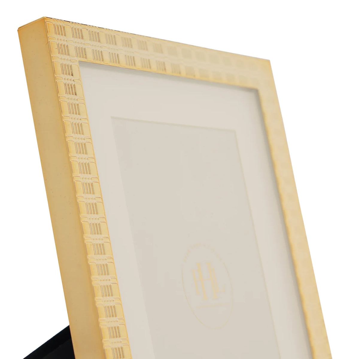 CD10- Pure Home Gold Plated Patterned Metal Photo Frame