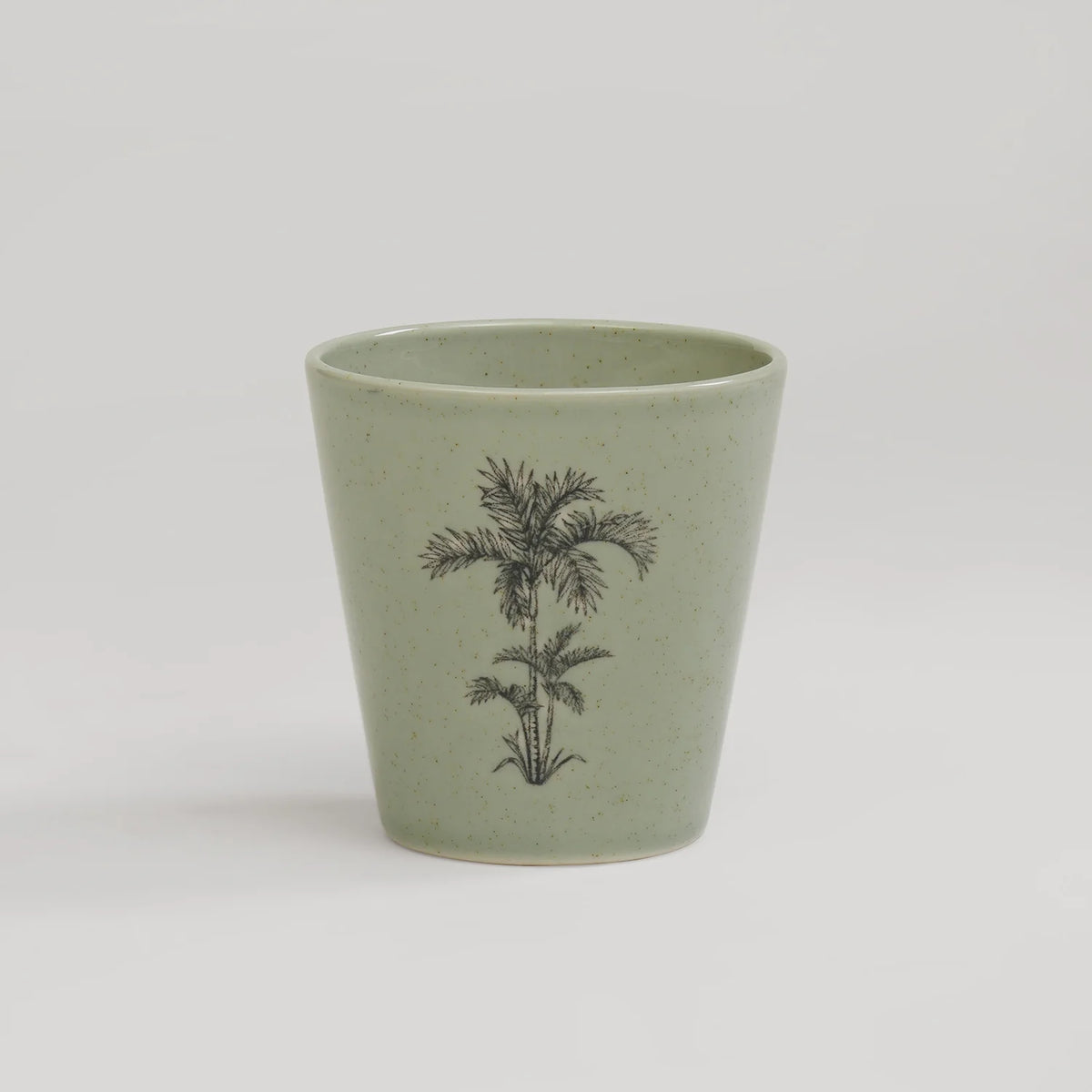 CD13- Pure Home Ivory Ceramic Printed Tumbler