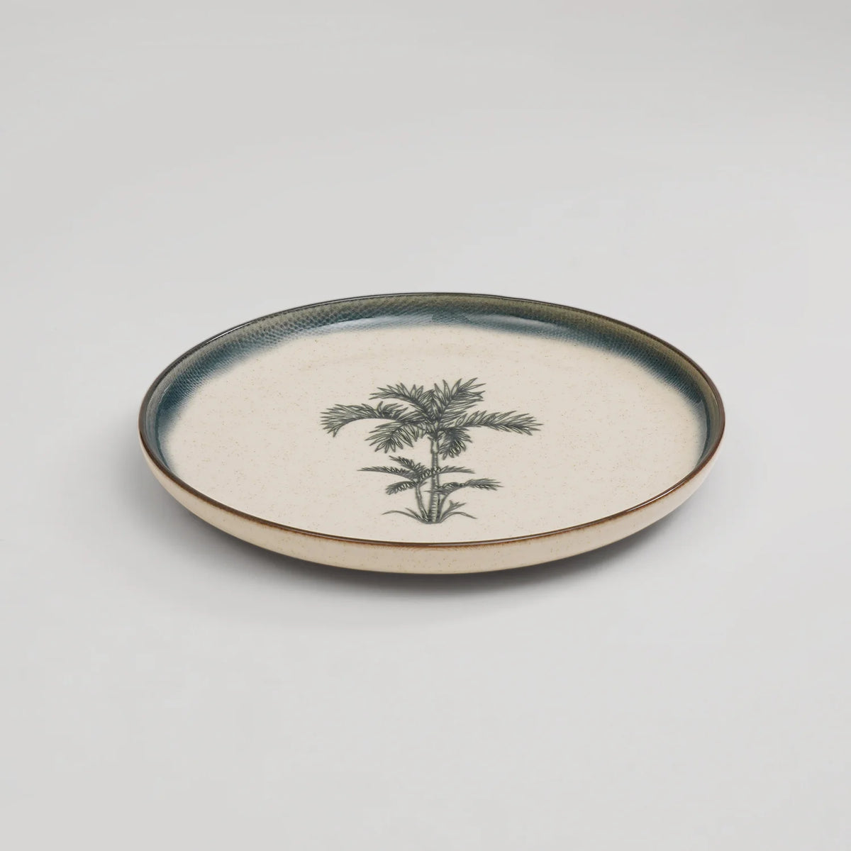 CD12- Pure Home Ceramic Printed Dessert Plate