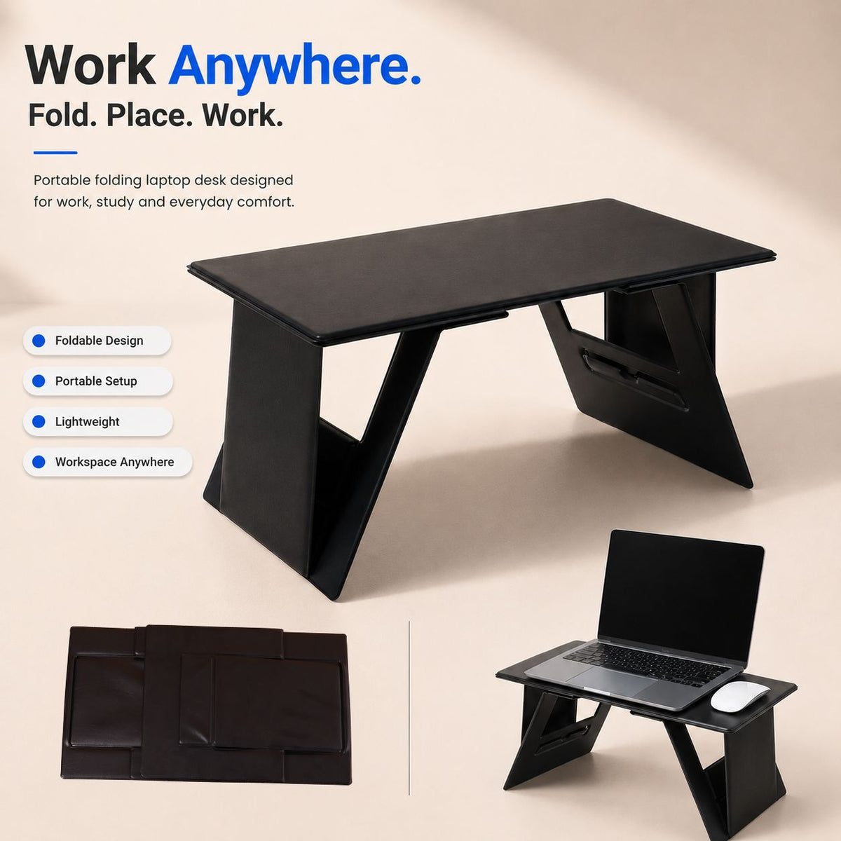 OG50- FlexFold- Foldable Laptop Desk