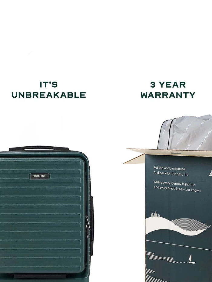 BSB251- Assembly Stark Green Cabin Hard Luggage